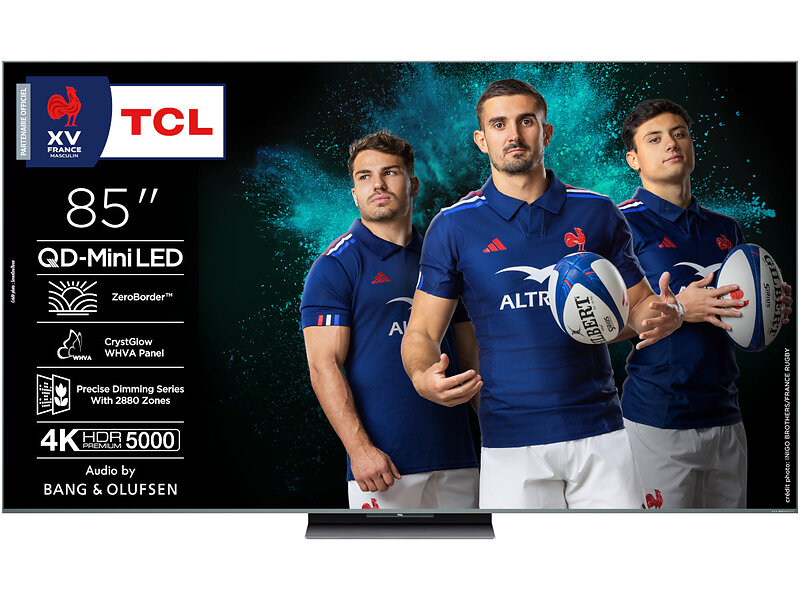 TCL C9K 85" 4K Ultra HD QD-Mini LED Smart TV (2025) - 85C9K