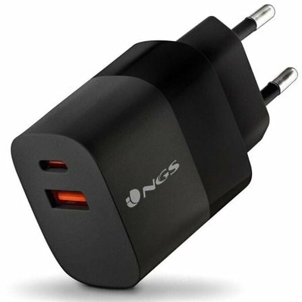 NGS BUD45W 1x USB-C + 1x USB-A Väggladdare 45W