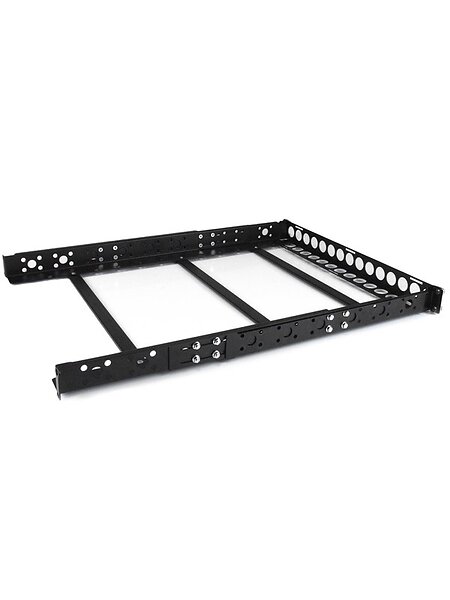 StarTech 1U Fast 19" Justerbart Djup Universal Server Rack UNIRAILS1U