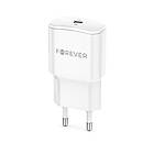 Forever Väggladdare 1x USB-C 20W TC-01 Vit