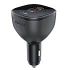 Acefast Billaddare 165W 2x USB-C/1x USB-A Svart
