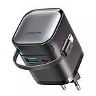 Joyroom JR-TCL02 Snabbladdare 65W USB-A/USB-C inbyggt USB-C Kabel