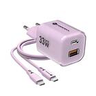 Forcell Snabbladdare 33W USB-C Kabel GaN III PD QC