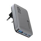 Forcell Snabbladdare 65W 2 x USB C USB A GaN PD QC4.0