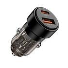 Tech-Protect CC03 Billaddare USB-A Till USB-C 75W