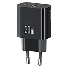 Usams CC316 T65 USB-A USB-C EU 30W