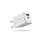 AXAGON ACU-PQ30W Dubbel USB-C + USB-A 30W