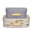 OYOY Mini Crocodile & Stripes Resväska Set 2-set