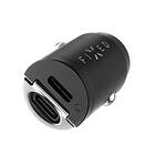 Fixed FIXCC30M-CC-BK Super Snabb Billaddare 30W 2x USB-C PD