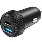 Celly CC1USBC1USBA35W Billaddare 1xUSB-C PD 1xUSB-A 35W