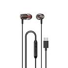 Dudao X1PROT In-Ear Trådbundna USB-C Hörlurar 1.2m