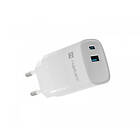 Natec NUC-2140 GaN Dubbel USB-C 30W Snabbladdare