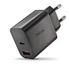 NGS ERA30WBLACK Era 1x USB-C + 1x USB-A 30W