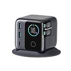Joyroom JR-TRD01 Podix GaN Skrivbordsladdare med 5 Portar och Dubbla Infällbara Kablar 140W