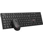 C-Tech Wlkmc-03 Trådlös 2.4Ghz Set Tangentbord (CZ)