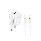 Usams T36 Mini 1Xusb-C PD3.0 Fast Charging with USB-C-Lightning Cable 20W