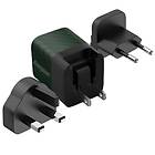 Energizer Ultimate A20MUGR Multiplugg EU/UK/US GaN PD Väggladdare 20W