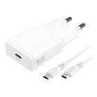 4smarts Laddare 541121 GaN Slim PD PPS USB-C med USB-C-kabel 20W