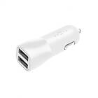 Fixed Billaddare med 2 USB-portar 15.5W