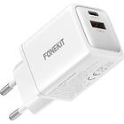 FoneKit GaN PD Väggladdare USB-C + USB-A 48W