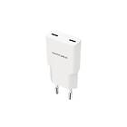 NanoCable 2x USB-C Väggladdare 20W