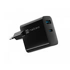 Natec Ribera NUC-2143 GaN USB-C 24 pin Väggladdare 45W
