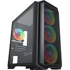 AQIRYS WEZEN Midi Tower (Svart)