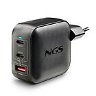 NGS Bud Tiny BUD100WTINY 2x USB-C + 1x USB-A Väggladdare 100W