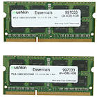 Mushkin Essentials SO-DIMM DDR3 PC12800/1600MHz CL11 2x4GB (997033)