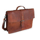 BaooBaoo Smoky Leather Briefcase 15"