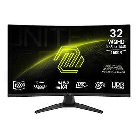 MSI MAG 321CQF E18 32" Böjd Quad HD Rapid VA LED Gaming