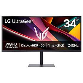 LG UltraGear G6 34G630A-B 34" Curved UWQHD 240Hz