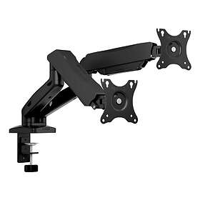 Icy Box IB-MS204-T Dubbel Monitorarm Upp Till 32" Ergonomisk Svart