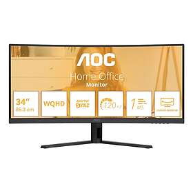 AOC B3 Series CU34B3E 34" Böjd Ultravidvinkel WQHD 120Hz