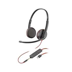 Poly Blackwire C3225 USB-C On-ear Headset 8X229A6
