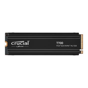 Crucial T700 PCIe Gen5 NVMe M.2 SSD with heatsink 4TB
