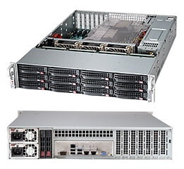 Supermicro SC826BAC12-R1K23LPB 1200W (Svart/Silver)