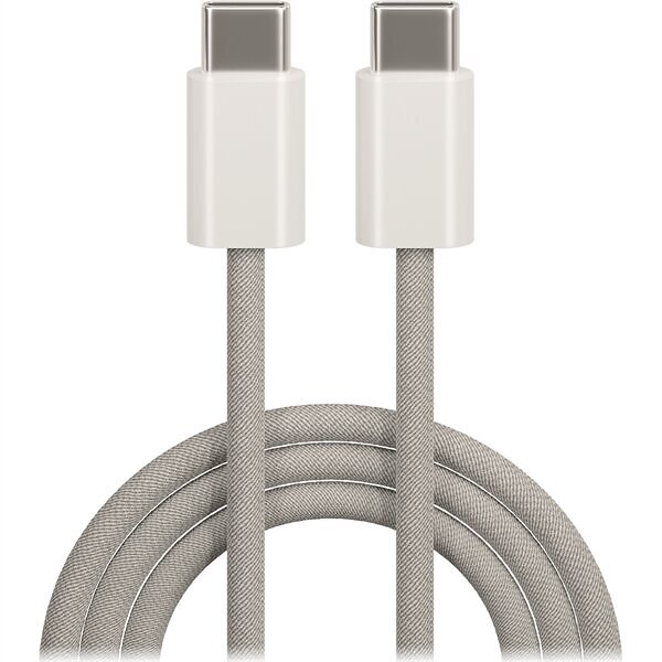 Maxlife USB-C USB-C 1,0 m 20W grå nylon
