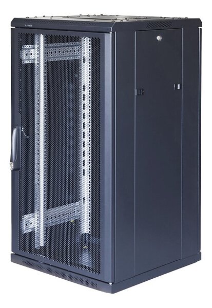 Toten 22u 600x600 Perforerad Dörr Rackskåp