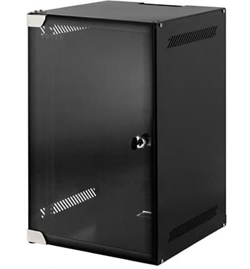 Toten 12u 280x310 Glasdörr Svart Väggskåp