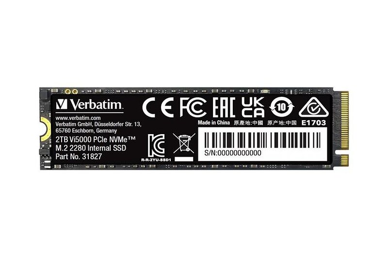 Verbatim Vi5000 2TB PCI Express 4,0 x4 M.2-kort