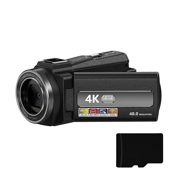 INF 4K/48MP/16x Zoom/IR Mörkerseende/Fjärrkontroll/32GB Kort Video Kamera