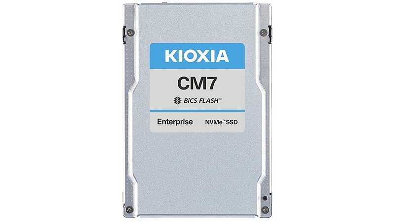 Kioxia CM7-R PCIe Gen4 1x4 2x2 U.3 15mm 7,68TB