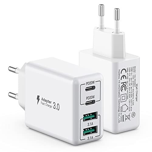 Hongyee [2 delar] USB C-laddare 40W