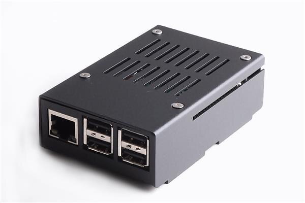 Raspberry Pi chassi Model B/Rev. 2 genomskinligt clear--pi-case
