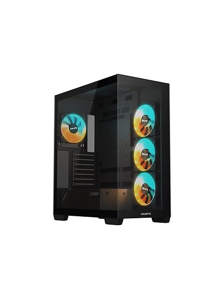 Gigabyte C500 Panoramic Stealth (Svart/Transparent)