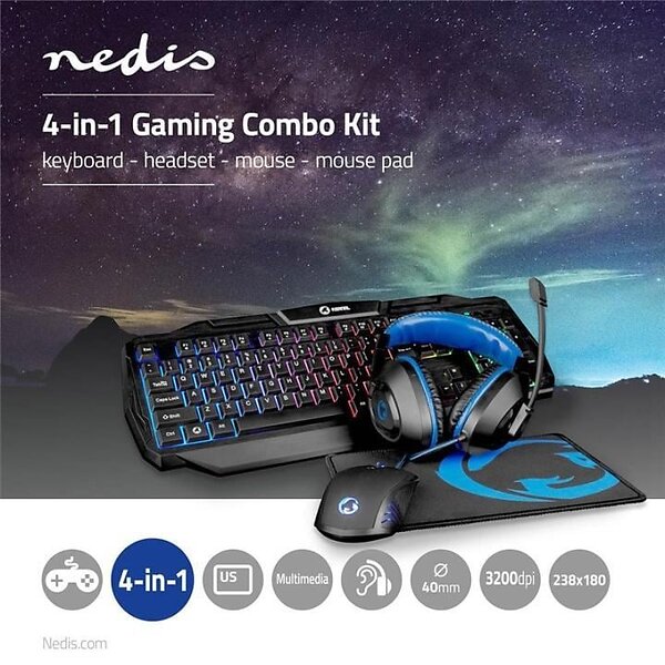 Nedis GCK41100BKUS
