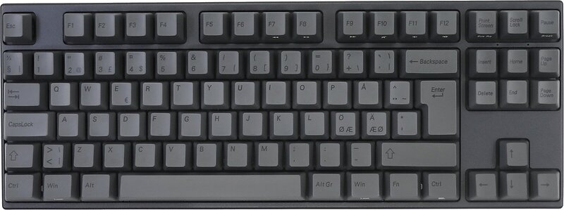 Varmilo VPT88 Charcoal V3 TKL Gateron G Pro 3.0 Red (Nordic)