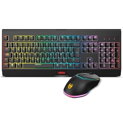 Krom Tangentbord och Mus NXKROMKBLSP
