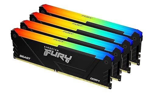 Kingston FURY Beast RGB DDR4 3200MHz 4x32GB (KF432C16BB2AK4/128)